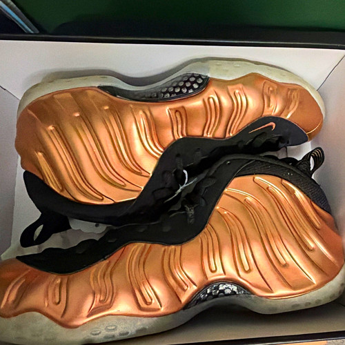 Nike air foamposite copper